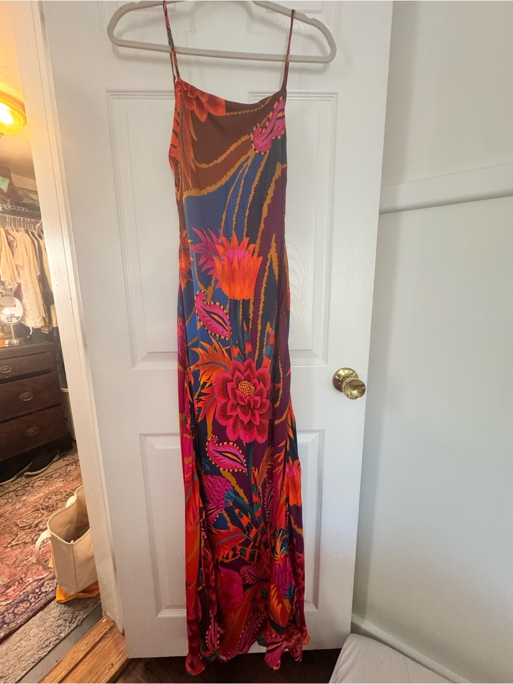 FARM Rio Vintage Wave Multicolor Lenzing™ Ecovero™ Viscose Maxi Dress - Picture 7 of 11